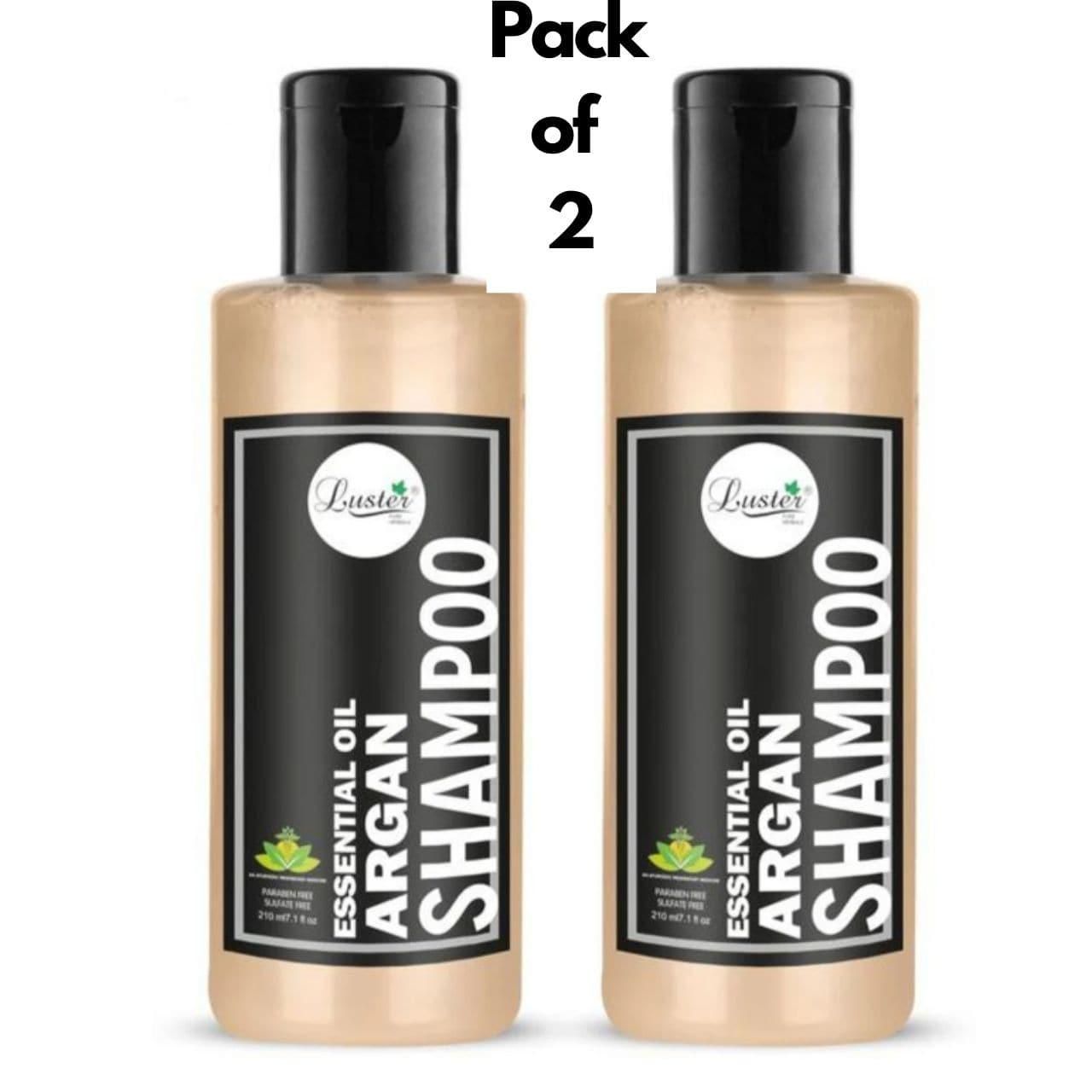 Essential Oil Argan Shampoo 210 ml each Pack of 2