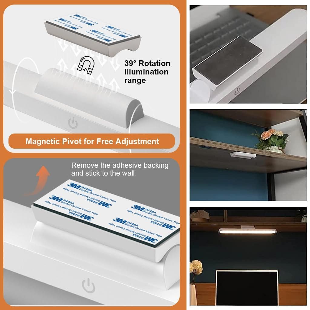 💡✨ LED Cabinet Light with Magnet – Smart & Rechargeable ✨💡  🌈 3 Lighting Modes