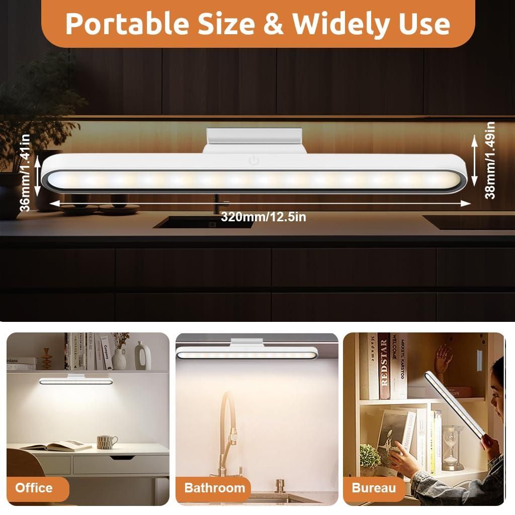 💡✨ LED Cabinet Light with Magnet – Smart & Rechargeable ✨💡  🌈 3 Lighting Modes